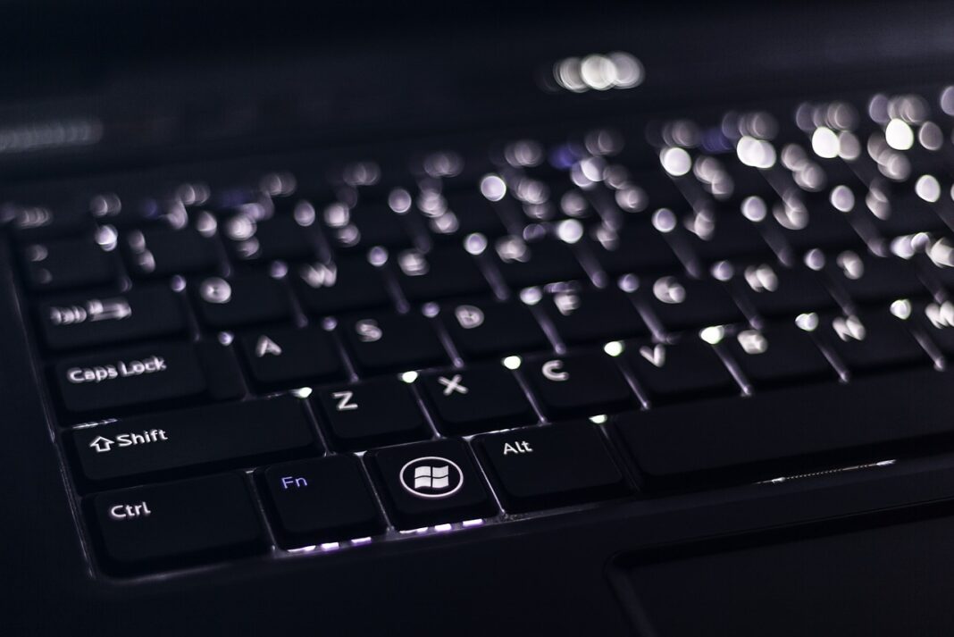 keyboard, computer, laptop