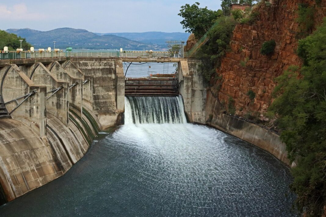 dam, sluice gate, hartbeespoort, dam wall, water, nature, cascade, reservoir, water release, overflow, cliff, hartbeespoort dam, south africa
